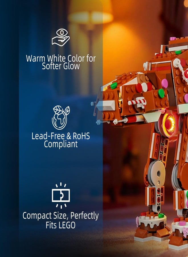 YEABRICKS LED Light for Lego-40806 Star Wars Gingerbread at-at Walker Building Blocks Model (Building Set NOT Included) - Image 3